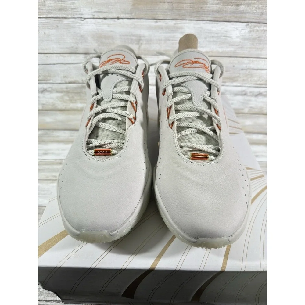 Nike LeBron 21 EP Abalone‎ Light Bone Orange Basketball Shoes Mens Low Top 11.5